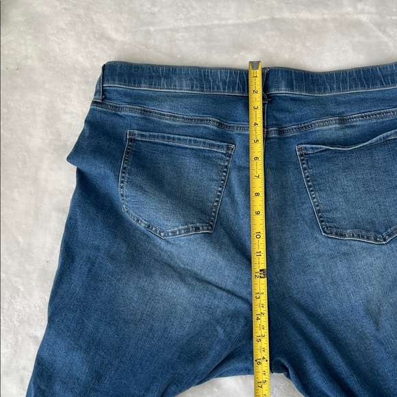 Wonderly Pull-On High Rise Skinny Crop Women's Blue Denim Jeans - 20W - Picture 8 of 11